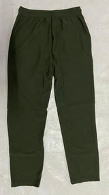 Men's Dark Green Loose Fit Corduroy Cargo Style Trouser