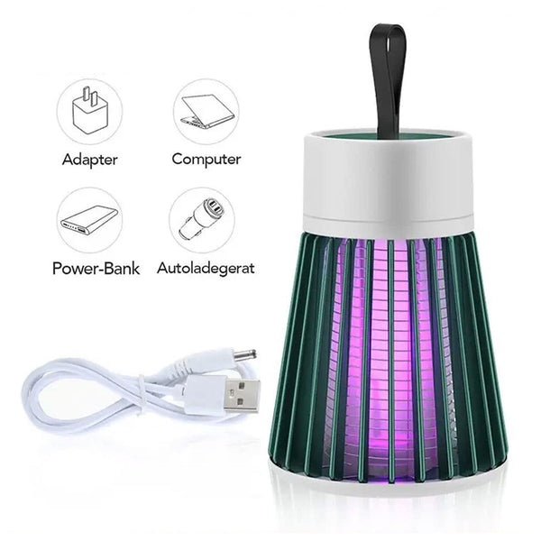 Mosquito Killer Machine™ – USB Powered LED Bug Zapper Lamp 🦟💡